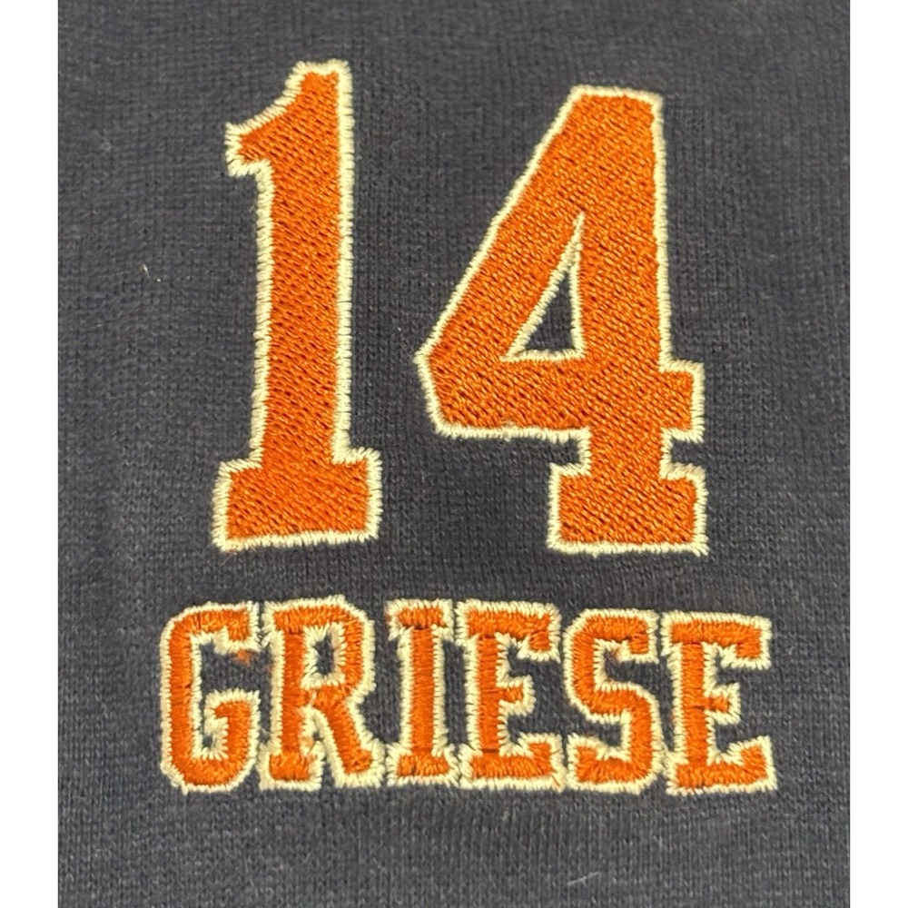 Denver Broncos NFL Hoodie Y2K Vintage Sweatshirt Hooded Bob Griese Navy Blue NWT - Picture 6 of 9